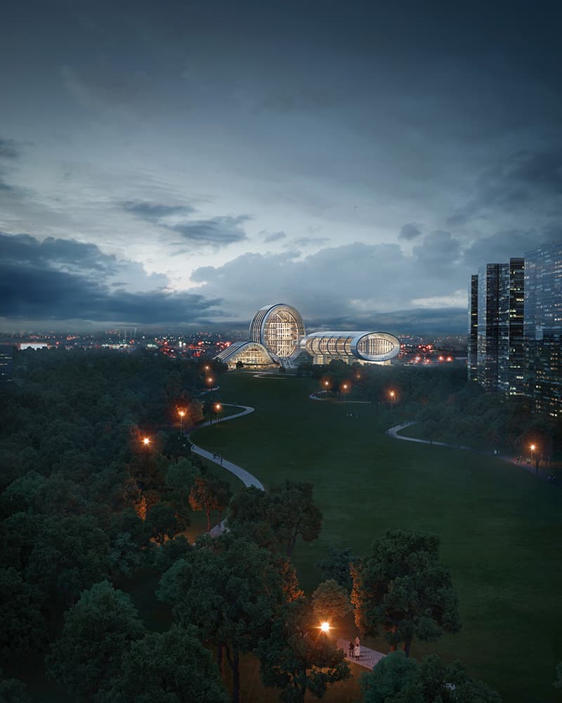 Luminous Moon-Gate: Taichung City Cultural Center - image 8