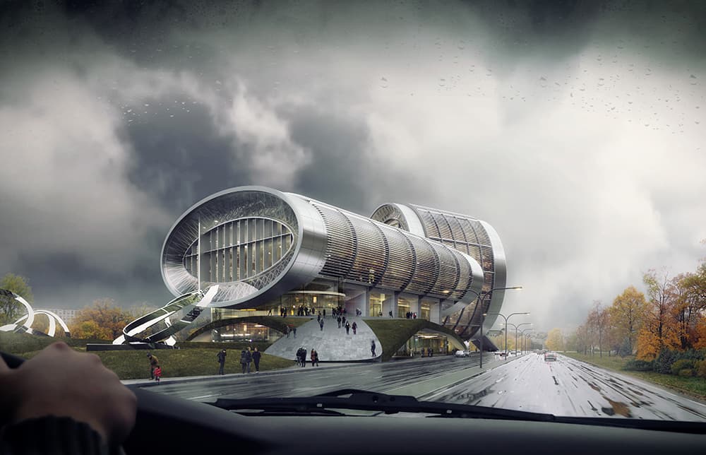 Luminous Moon-Gate: Taichung City Cultural Center - image 3