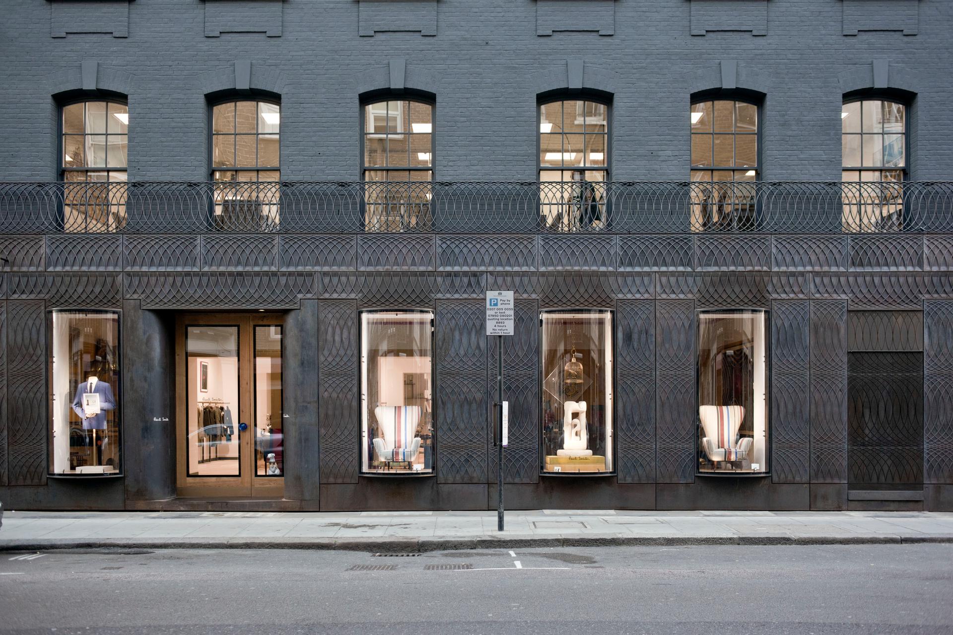 Façade for Paul Smith, Mayfair, London