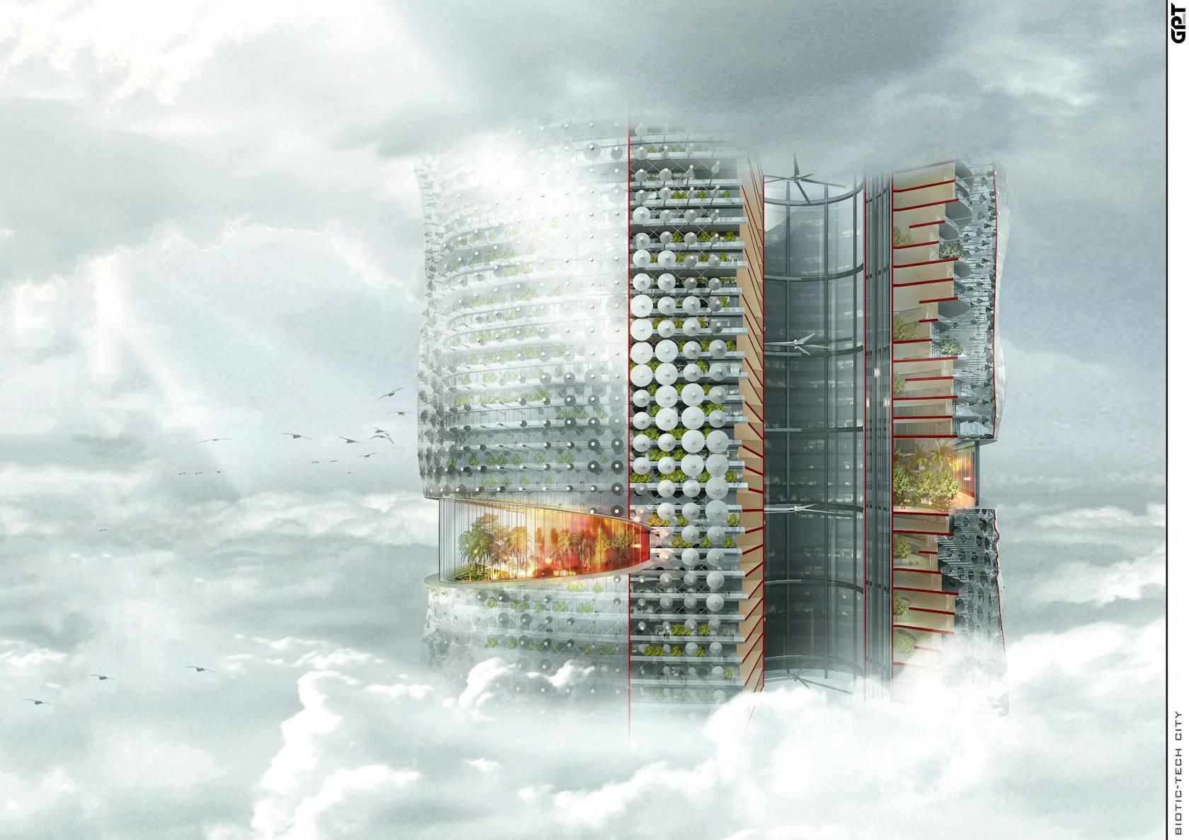 BIOTIC-TECH SKYSCRAPER CITY