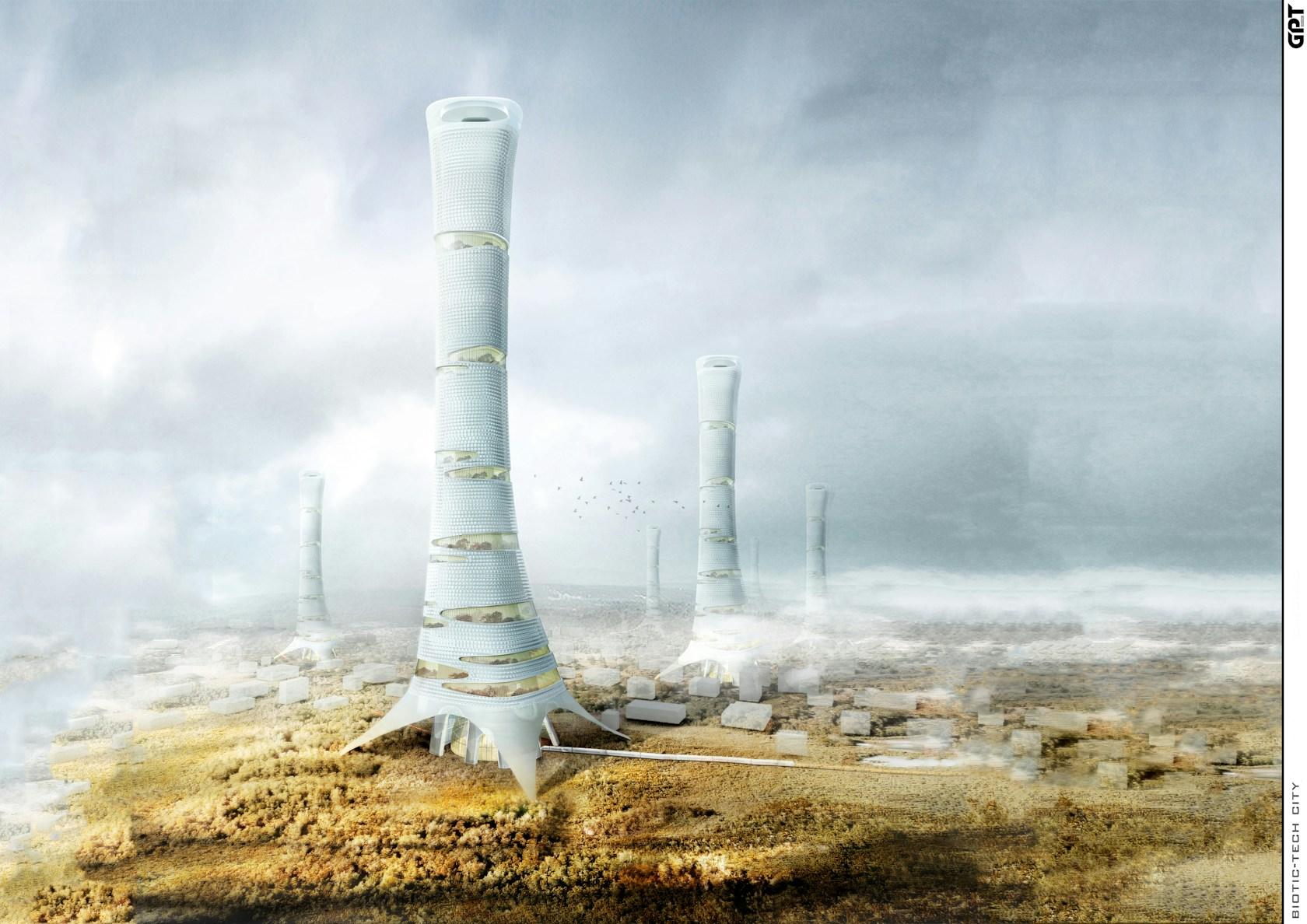 BIOTIC-TECH SKYSCRAPER CITY - image 2