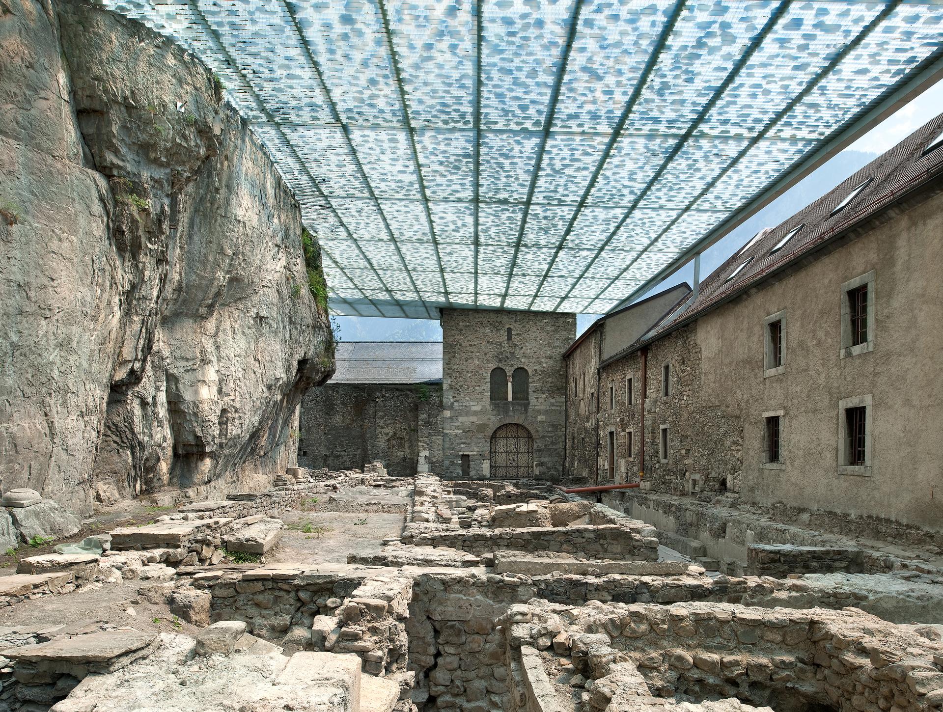 Coverage of Archaeological Ruins of the Abbey of St-Maurice - image 7