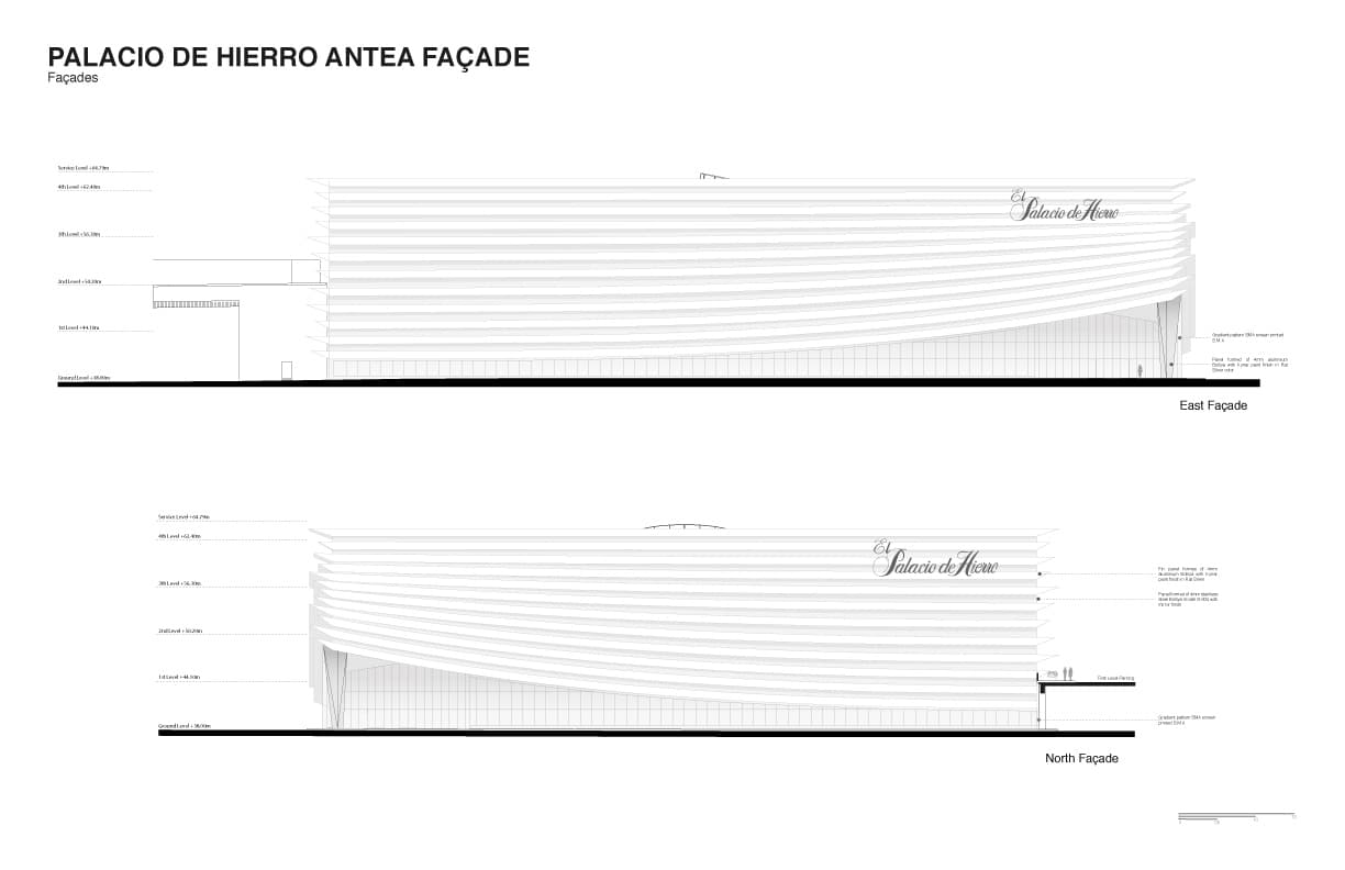 Palacio de Hierro Antea Façade - image 3