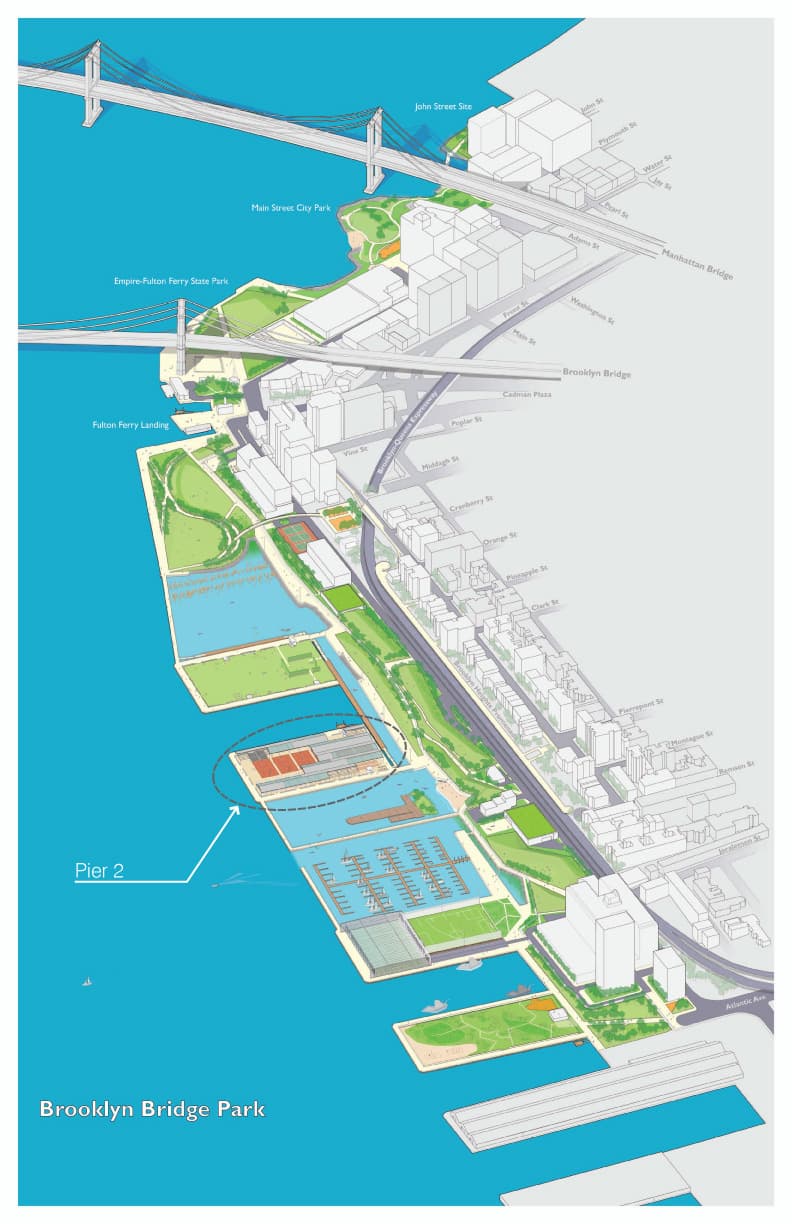 Pier Two Athletic Center, Brooklyn Bridge Park