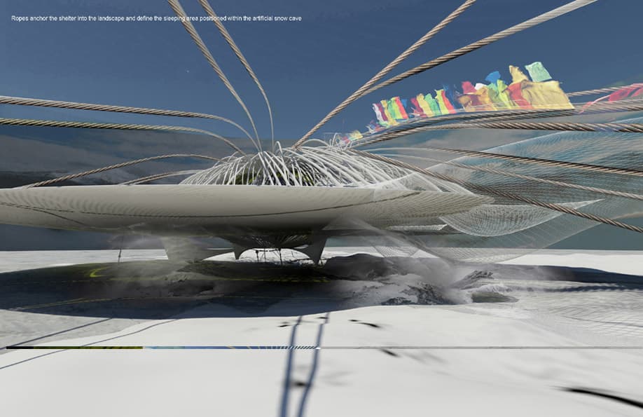Artificial snow cave, emergency shelter - image 3