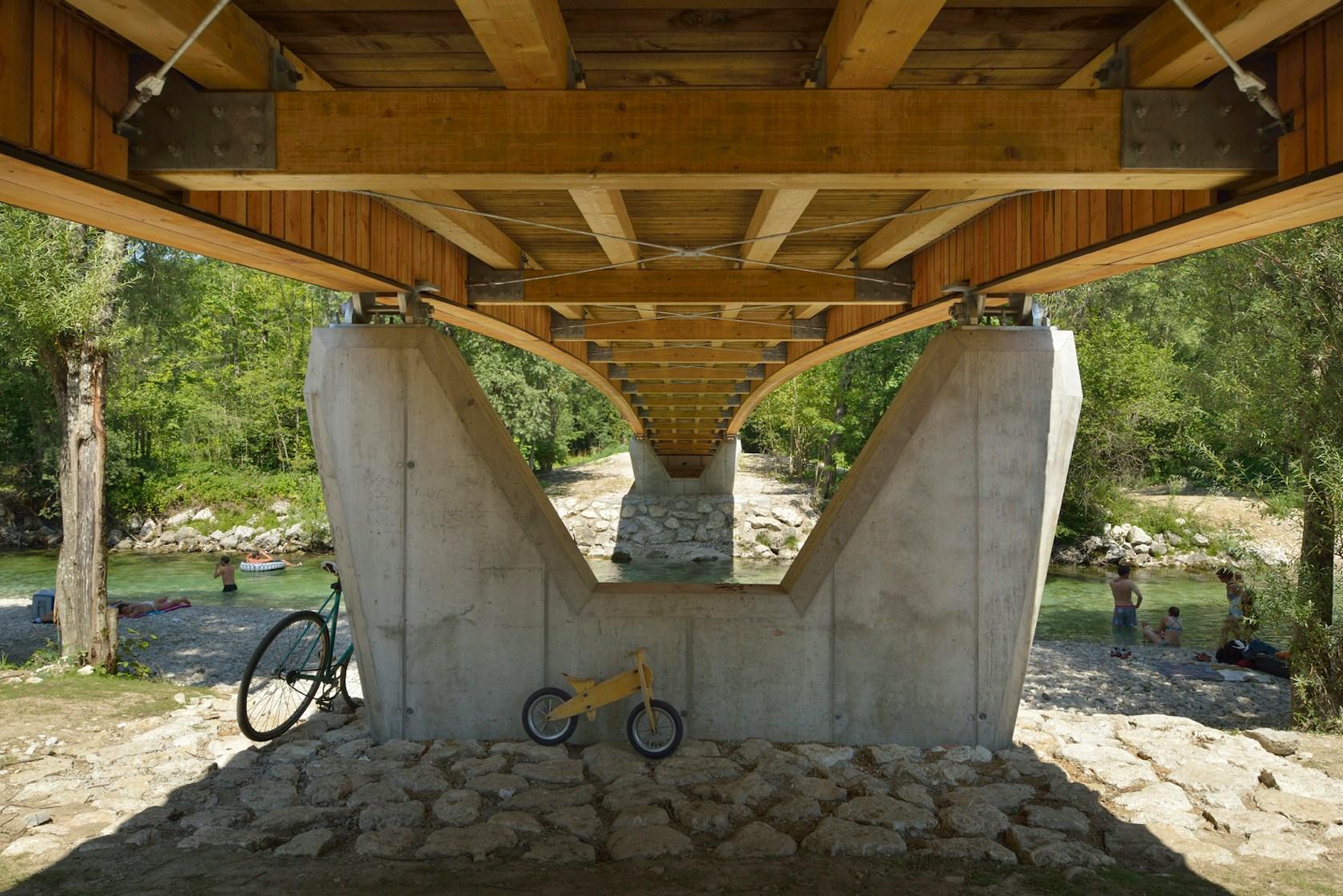 Bicycle Bridge Across the Sava River - image 4