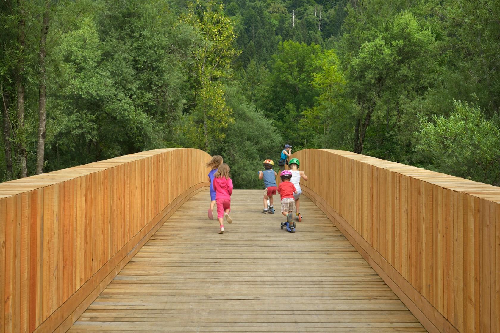 Bicycle Bridge Across the Sava River - image 6