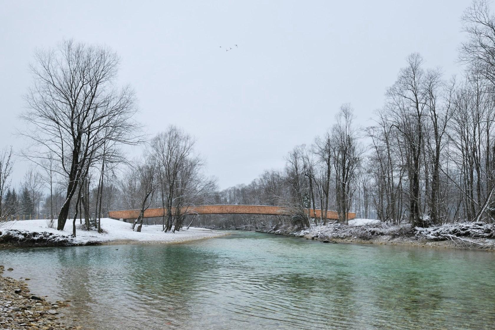 Bicycle Bridge Across the Sava River - image 10