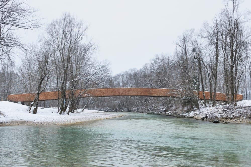 Bicycle Bridge Across the Sava River - image 11