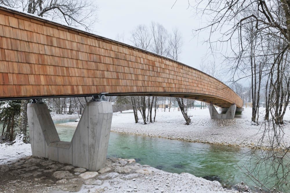 Bicycle Bridge Across the Sava River - image 14