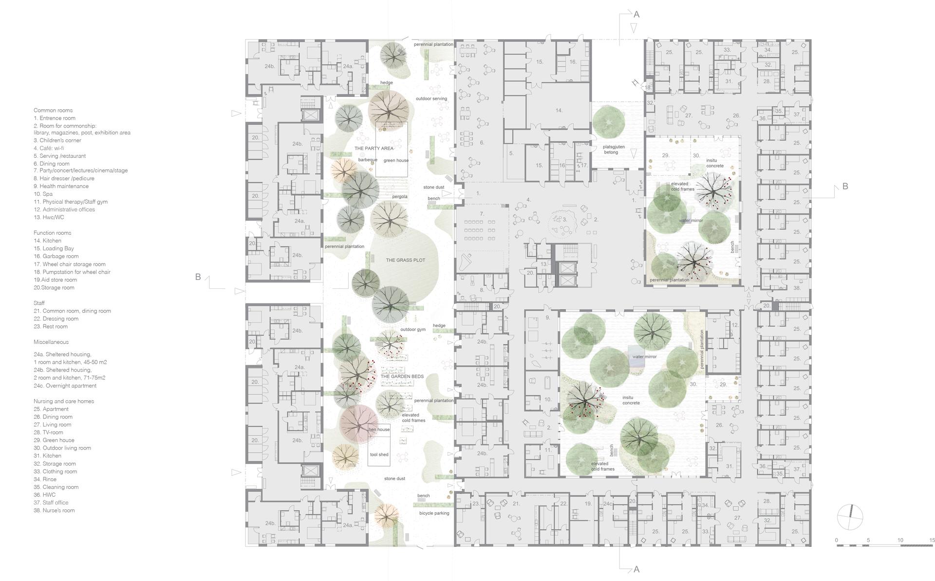 Gardens - Elderly centre in Örebro - image 5