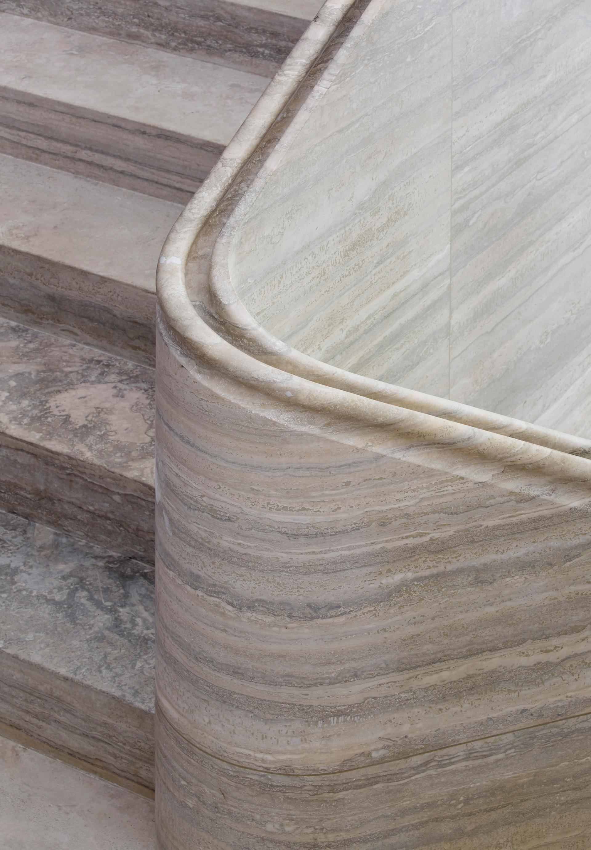 Travertine Stair