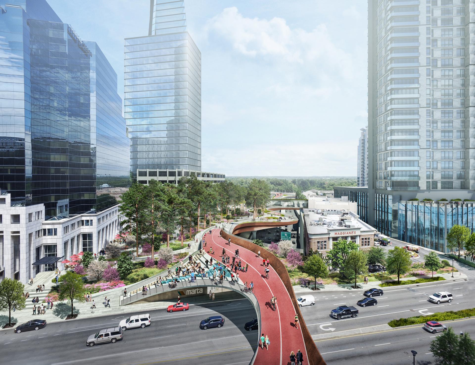 Buckhead Park Over GA400 - image 9
