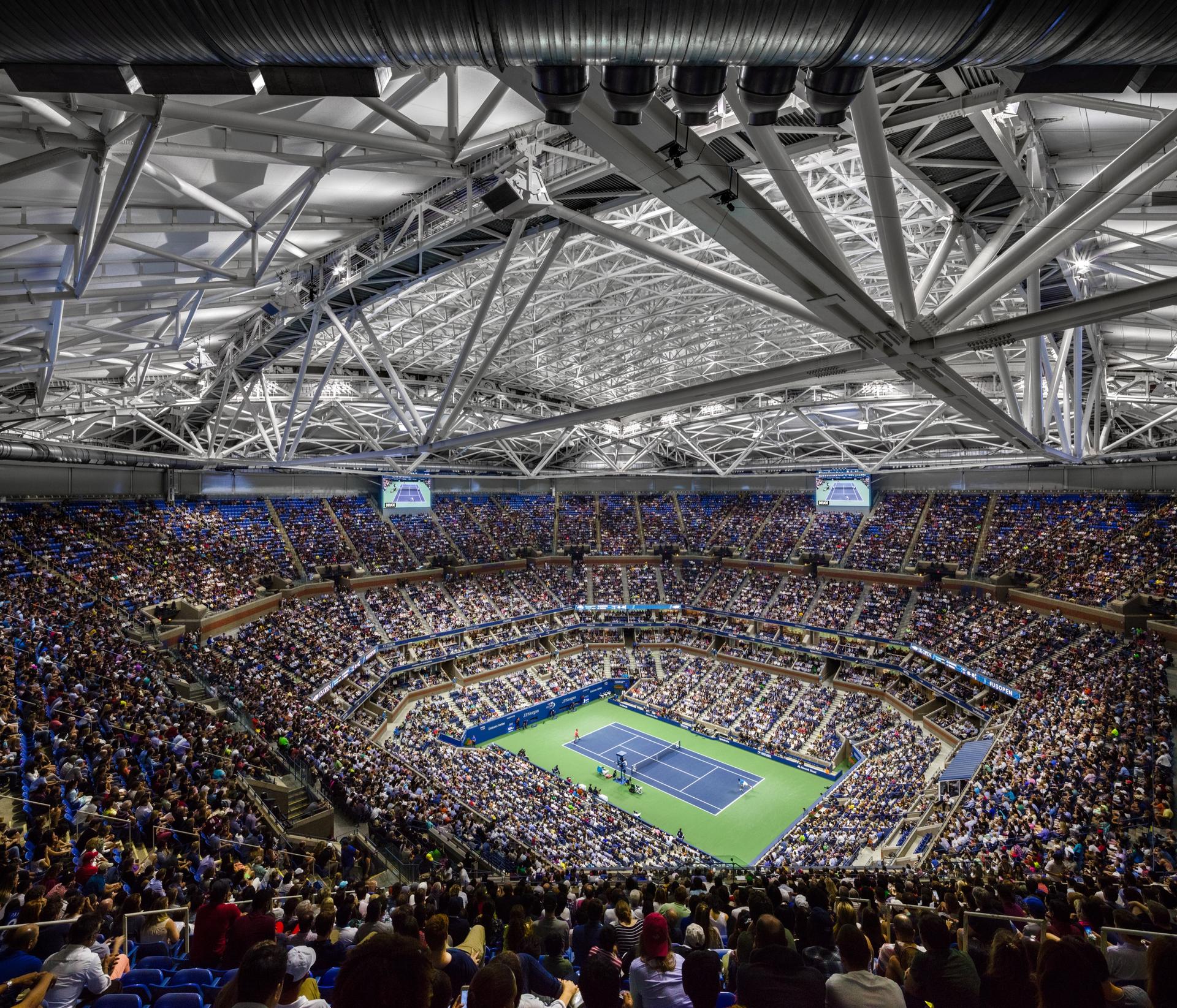 Arthur Ashe Stadium Retractable Roof
