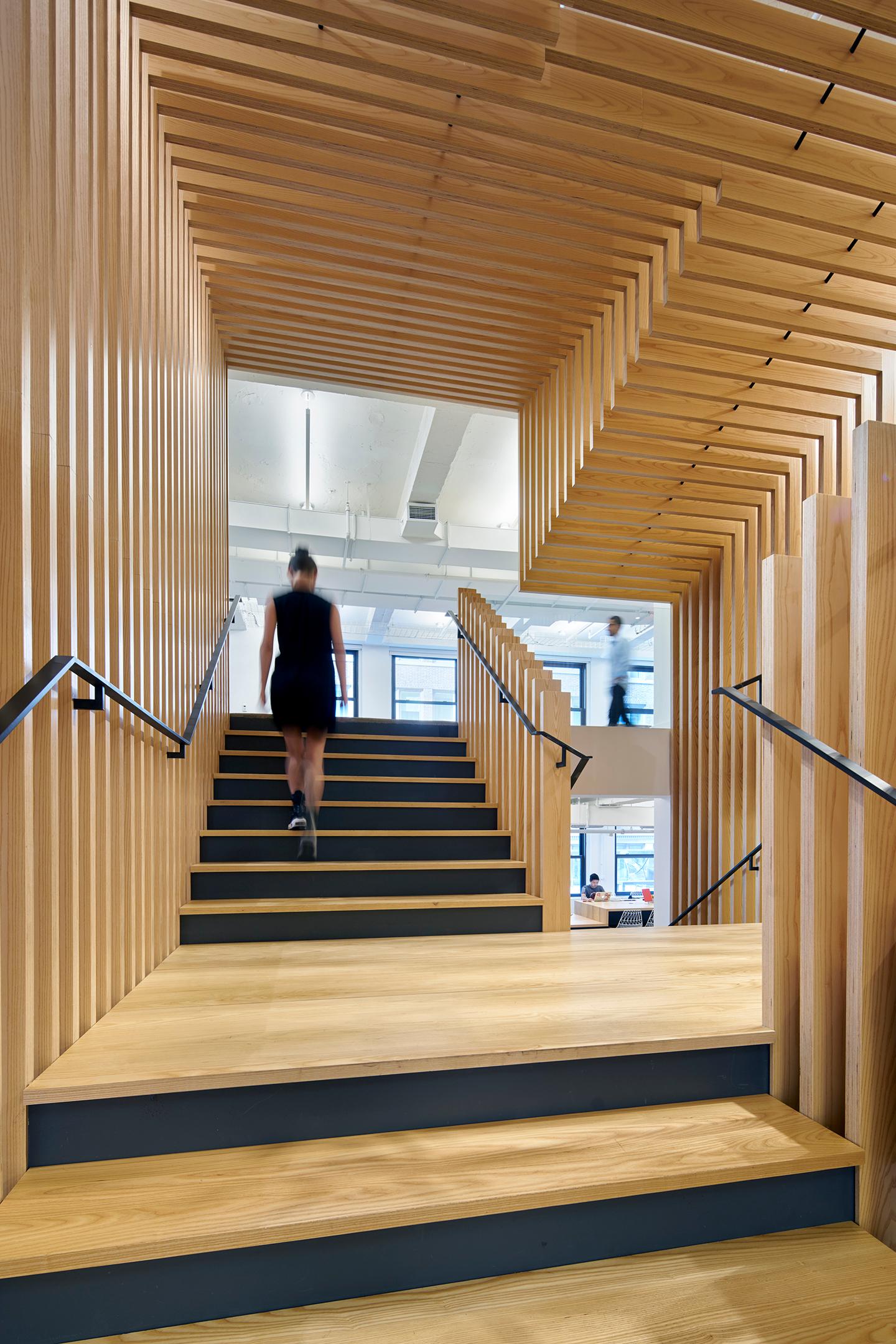 Pinterest NY - Scissor Stair - image 13