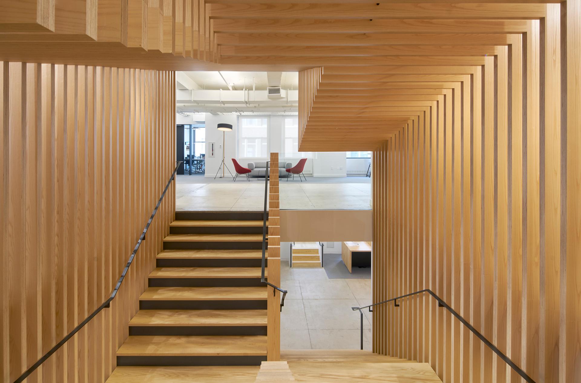 Pinterest NY - Scissor Stair - image 15