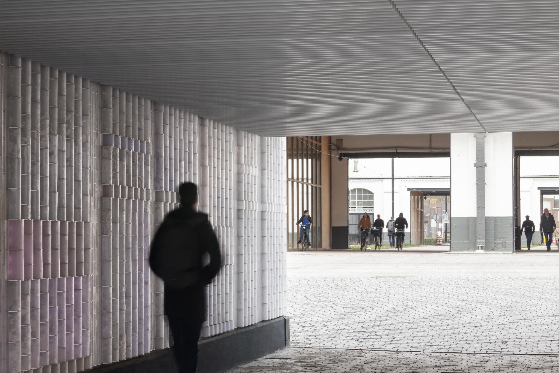 Augmented Brickwork Public Railway Passage Tilburg - image 2