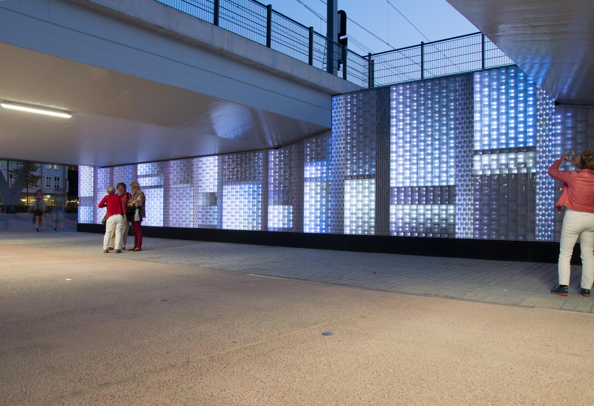 Augmented Brickwork Public Railway Passage Tilburg - image 7