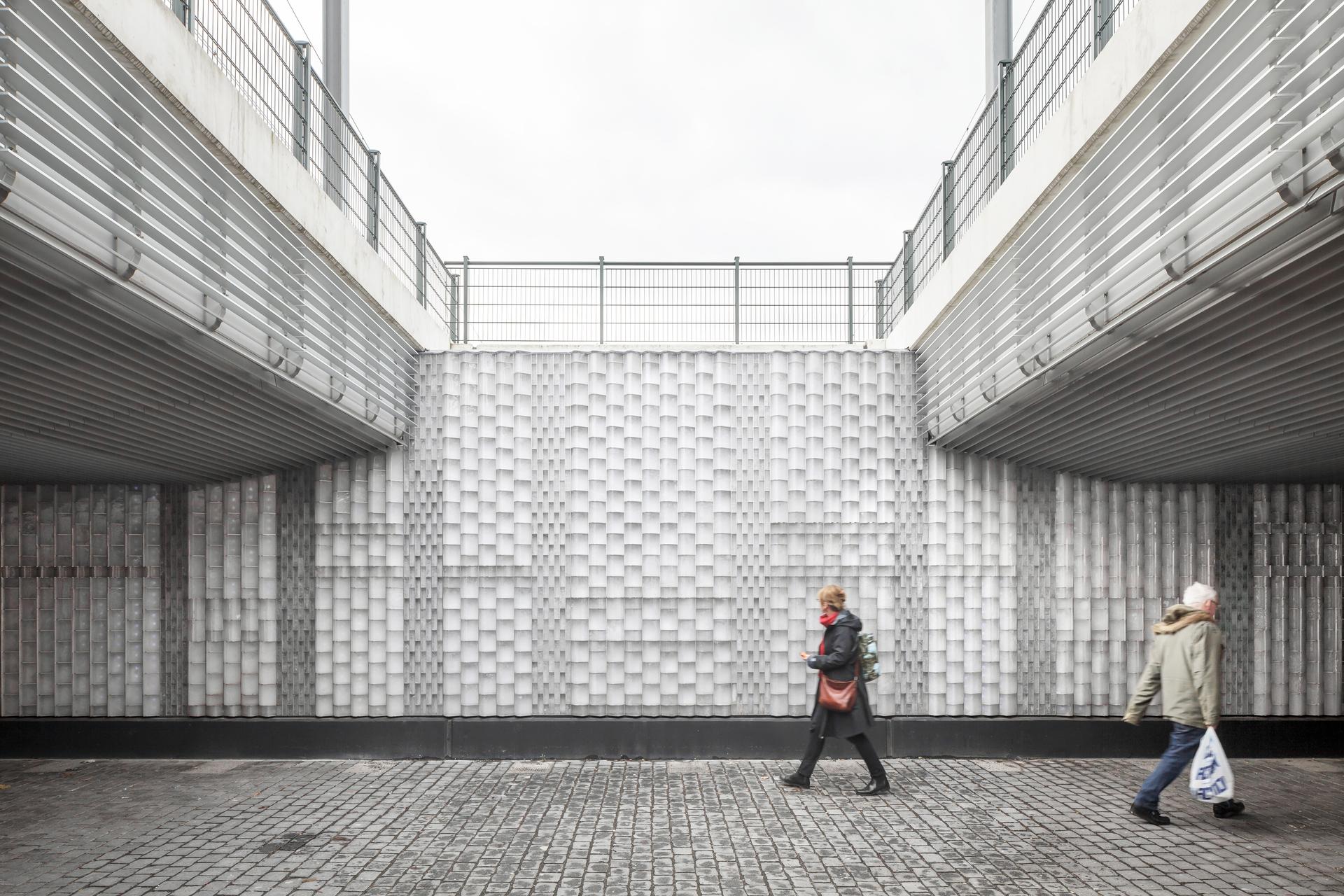 Augmented Brickwork Public Railway Passage Tilburg - image 11