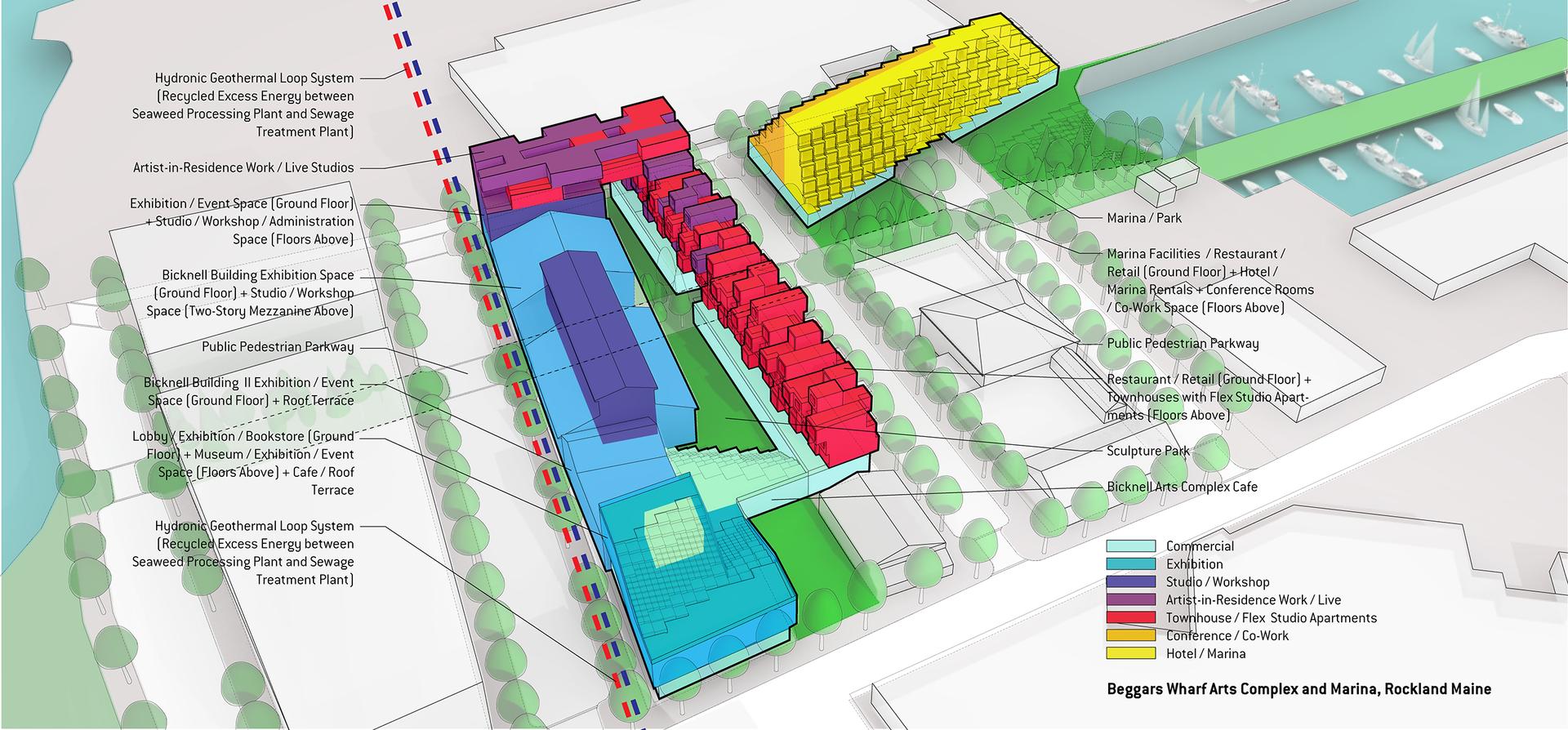 Beggar's Wharf Arts Complex Waterfront Redevelopment, Rockland Maine - image 3