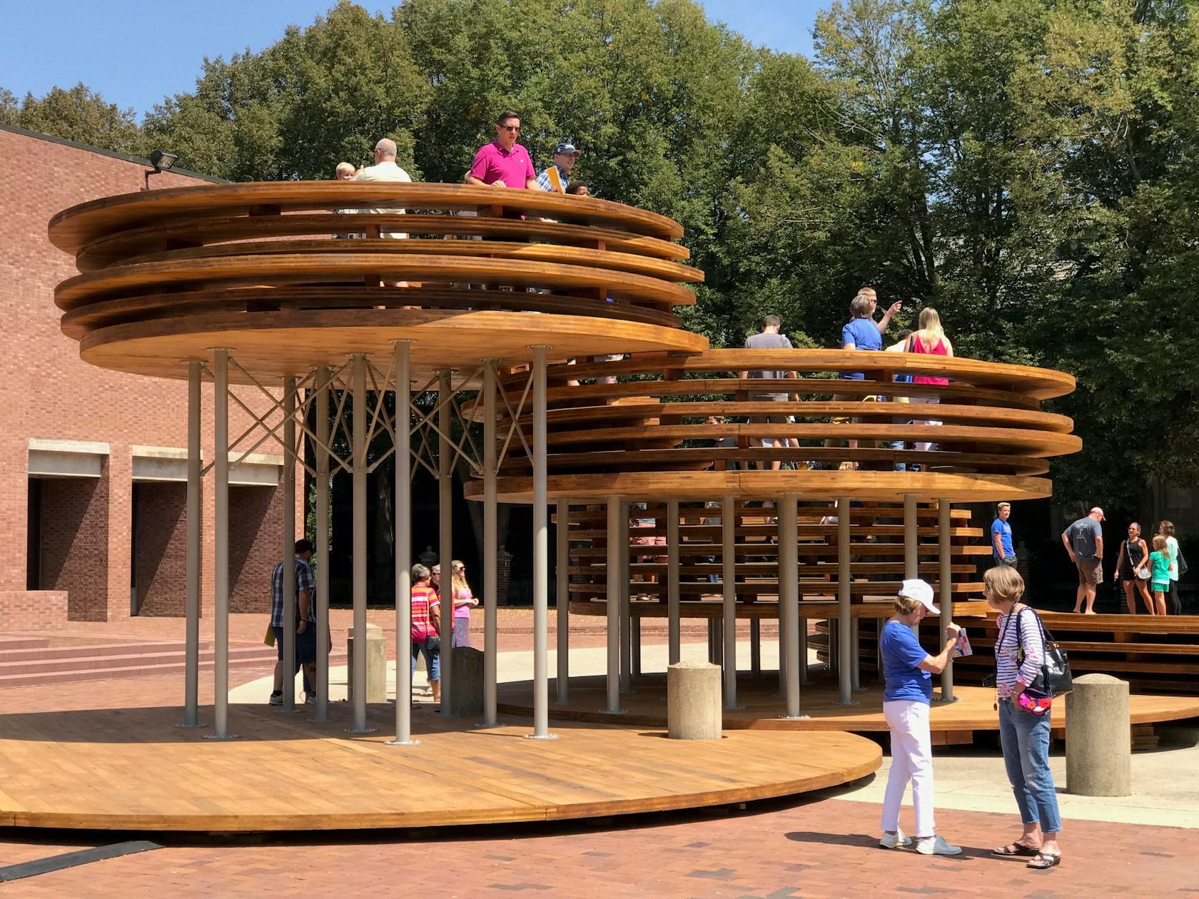 Conversation Plinth: Indiana Hardwood CLT project - image 6