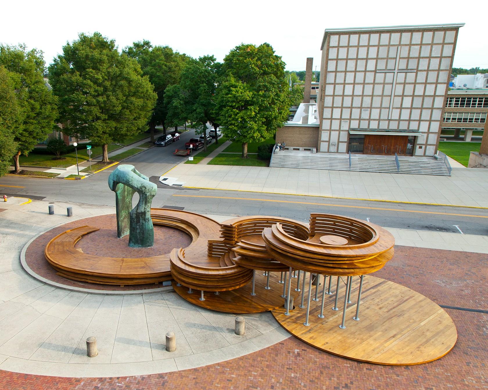 Conversation Plinth: Indiana Hardwood CLT project - image 9