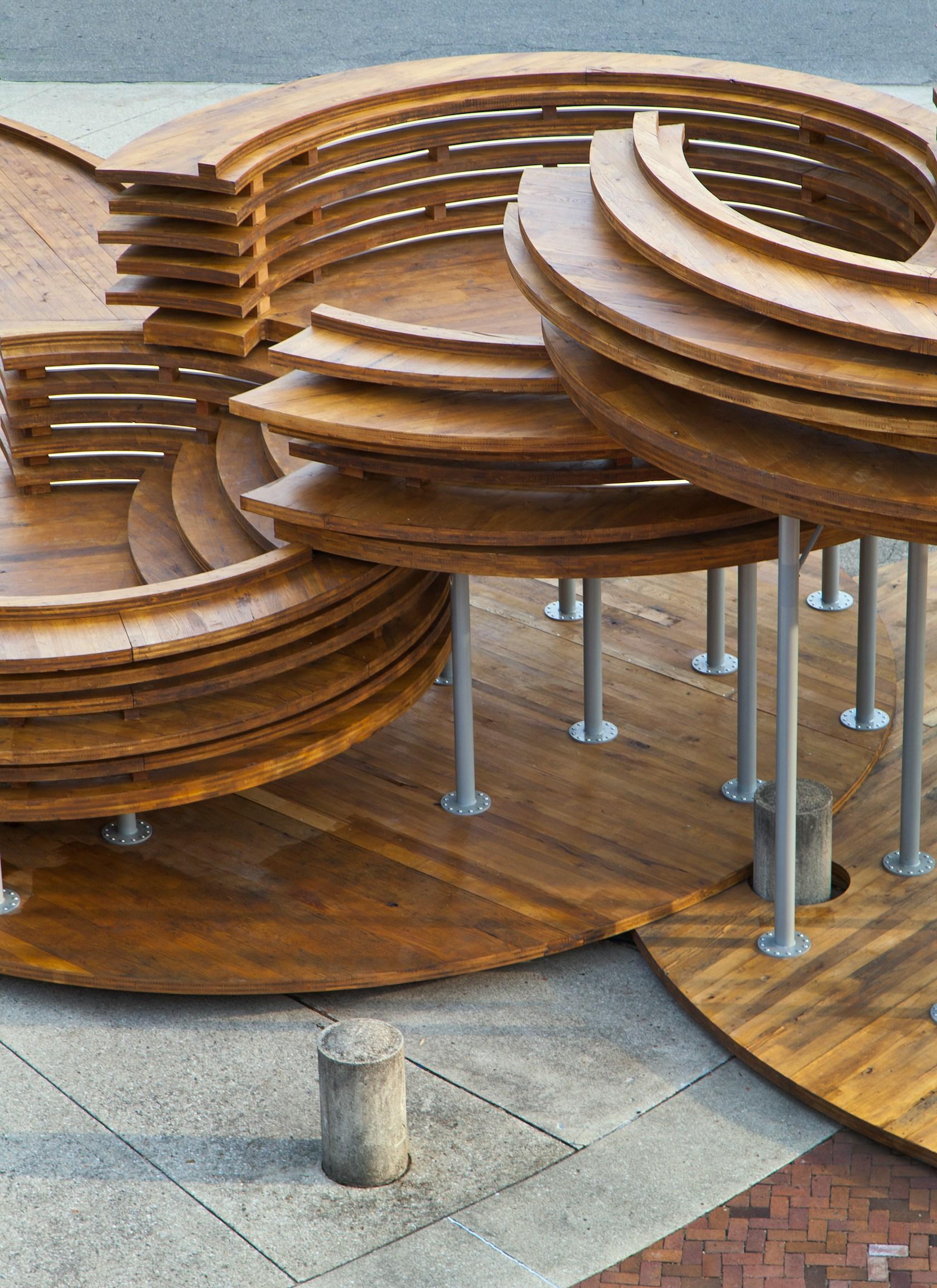 Conversation Plinth: Indiana Hardwood CLT project - image 8
