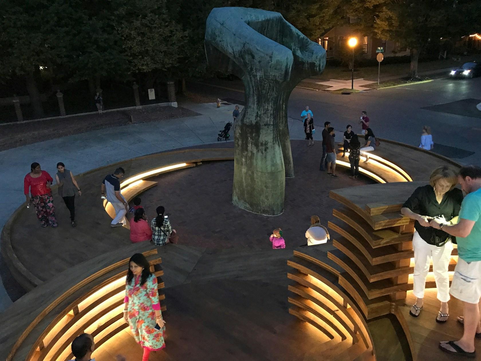 Conversation Plinth: Indiana Hardwood CLT project - image 11
