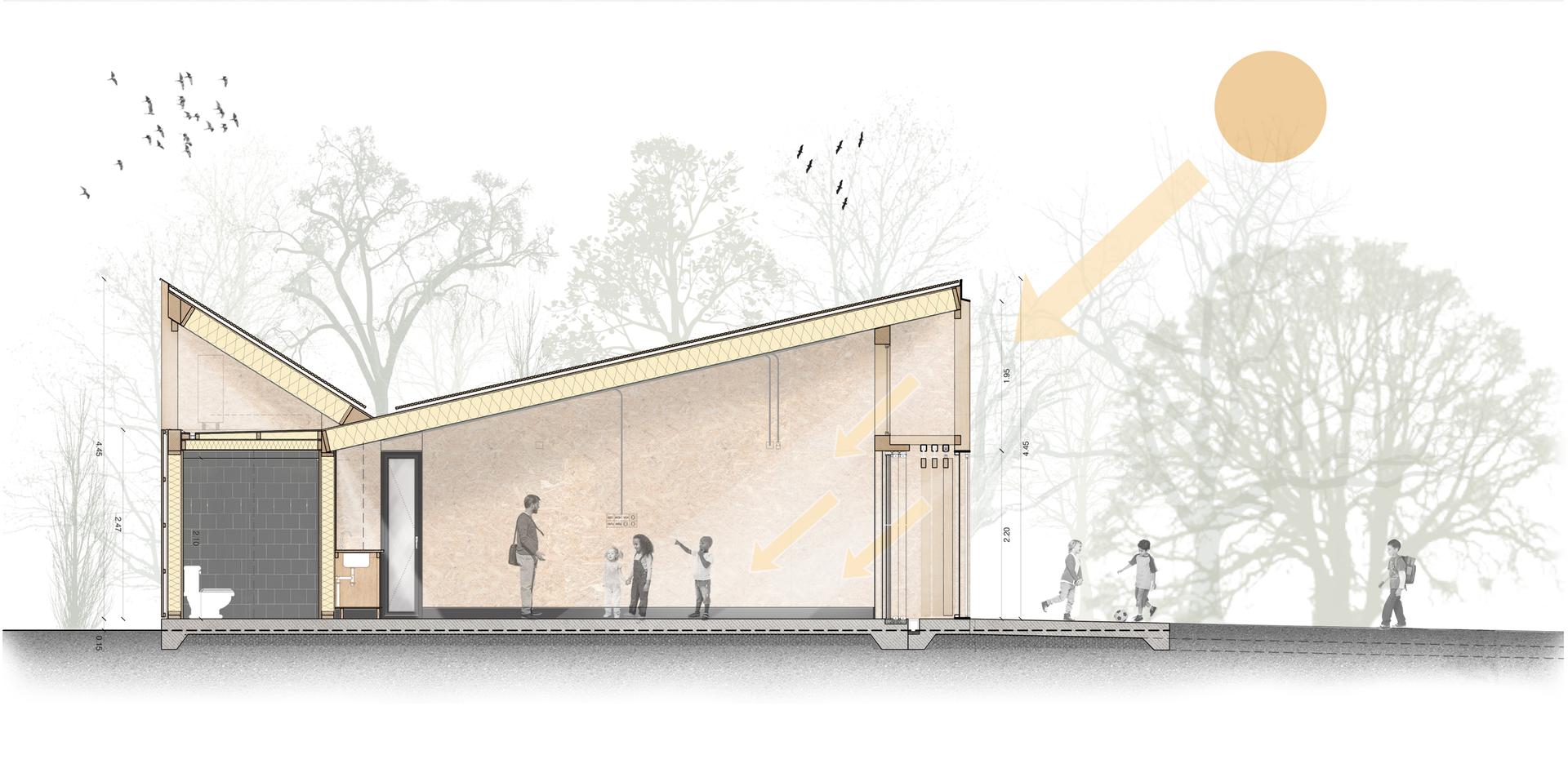 Aula K. Timber Modular Classroom for Environmental Education - image 14