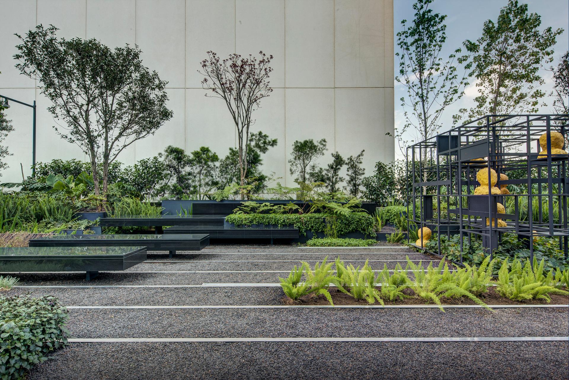 roof garden for a sculpture in Santa Fe, México City - image 8