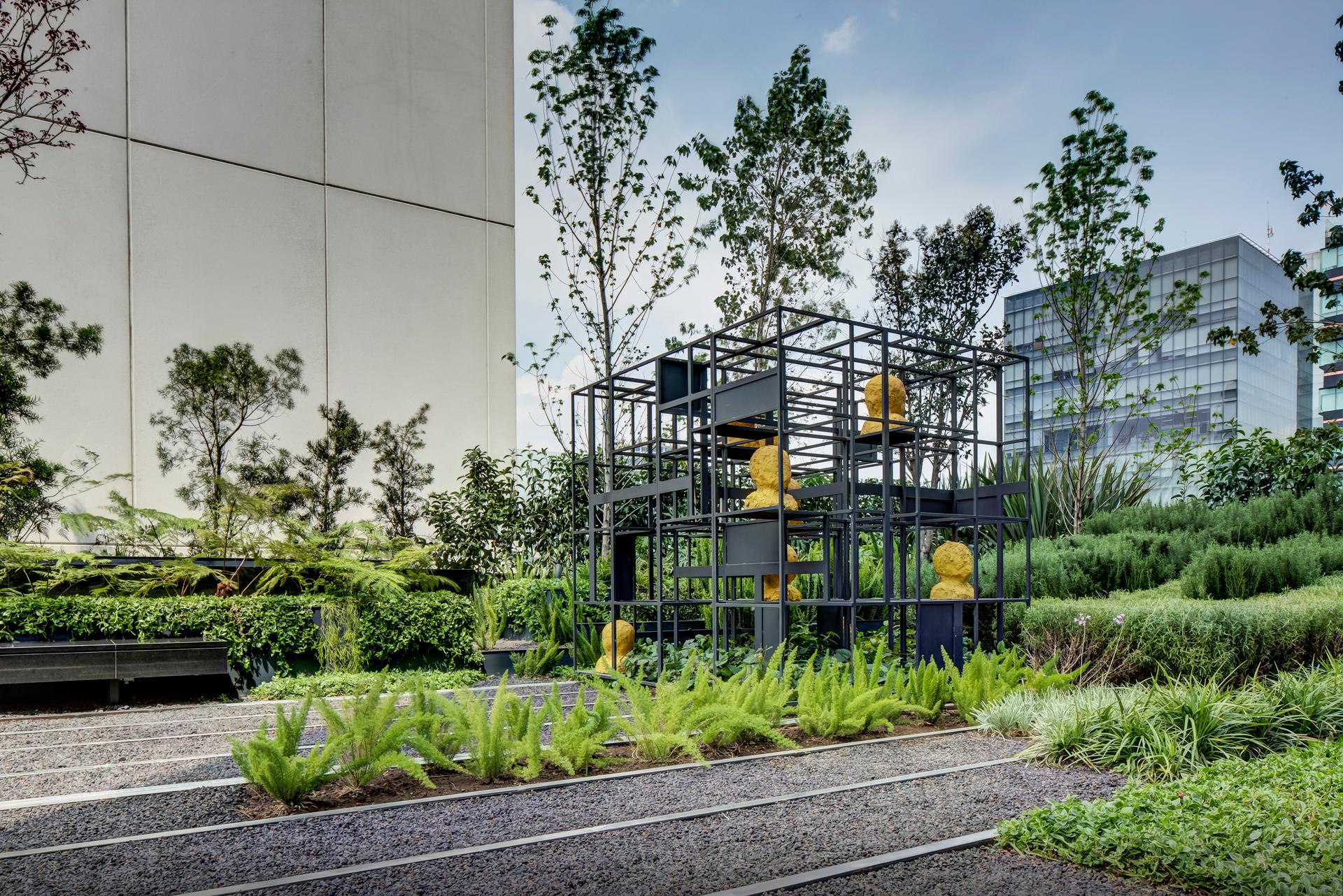 roof garden for a sculpture in Santa Fe, México City - image 2
