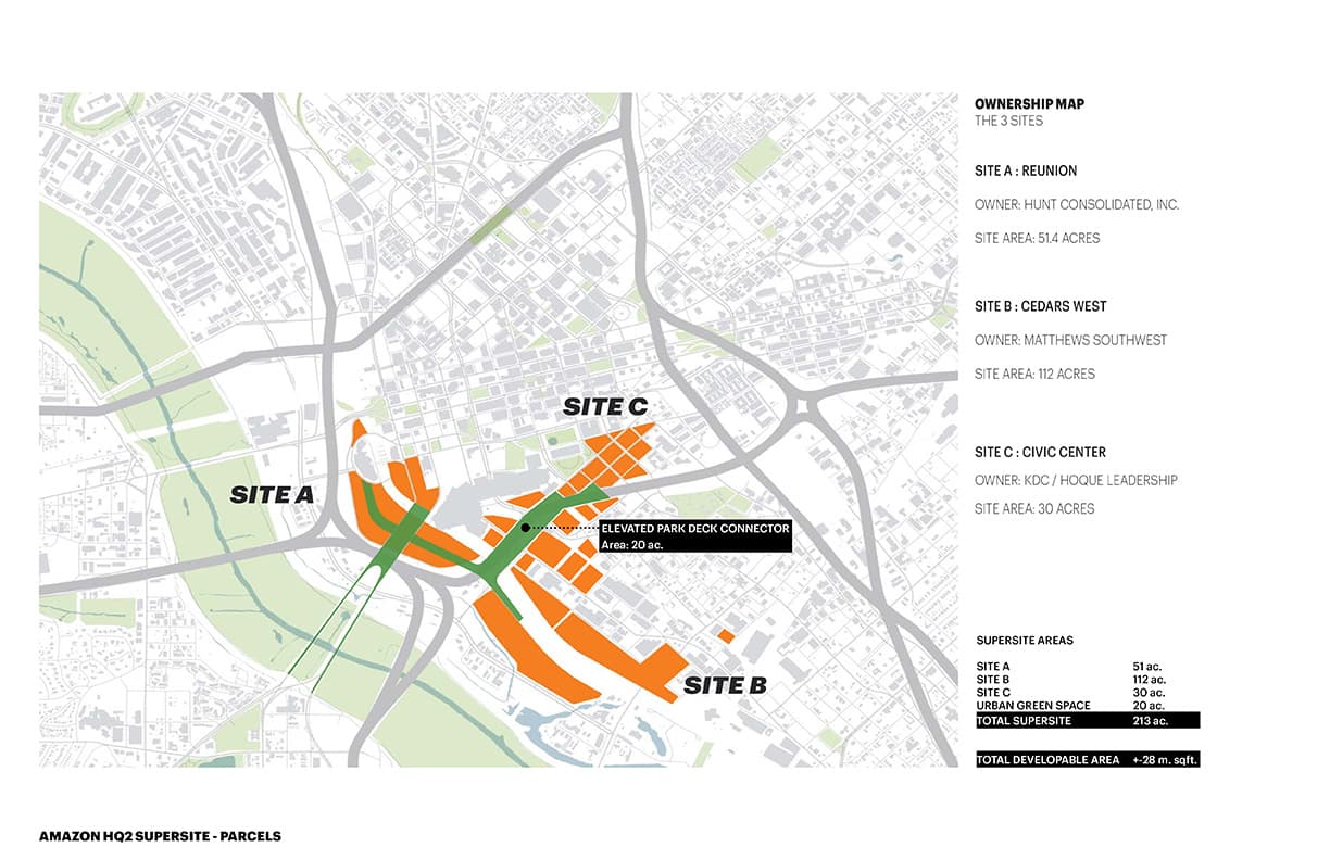 Amazon HQ2 Dallas Supersite - Masterplan - image 3