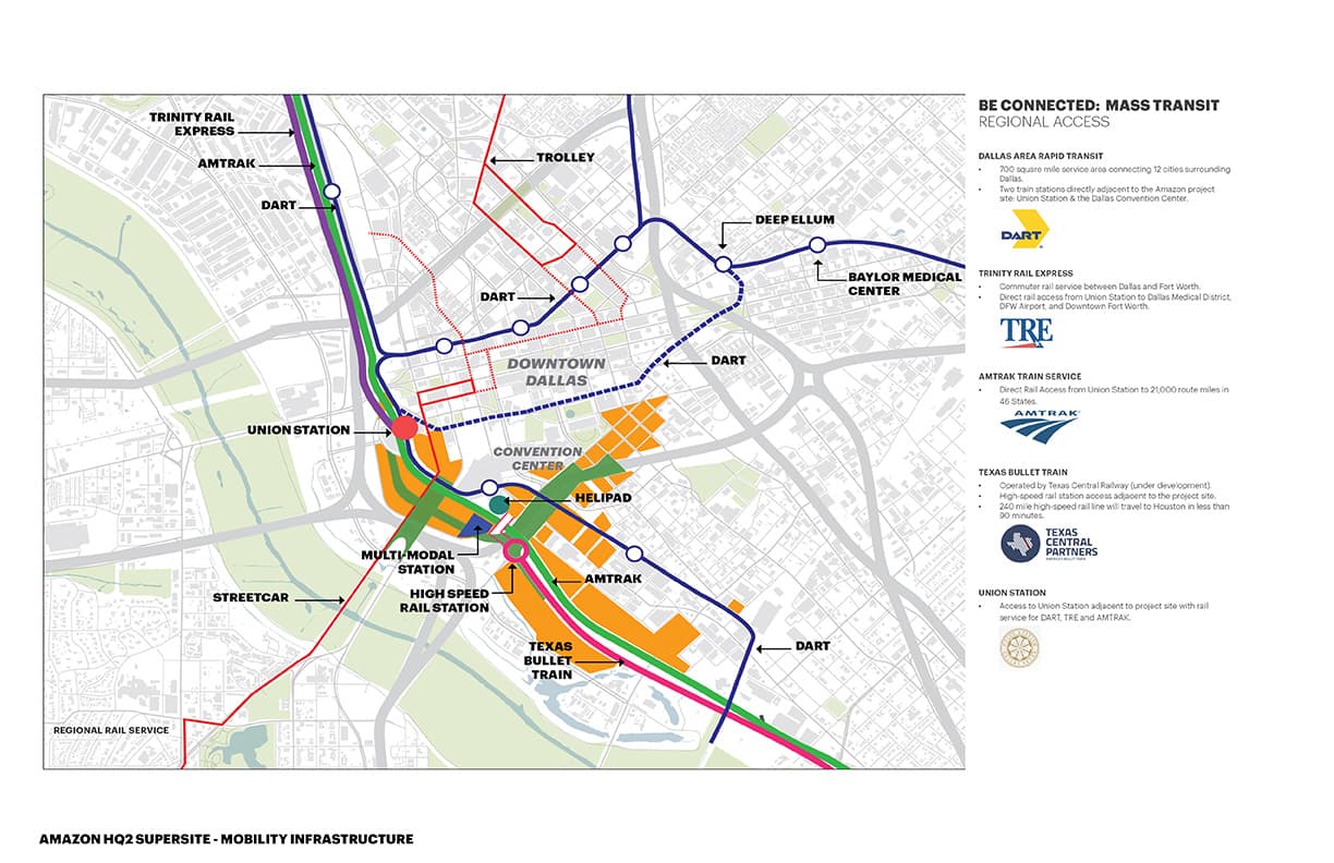 Amazon HQ2 Dallas Supersite - Masterplan - image 4