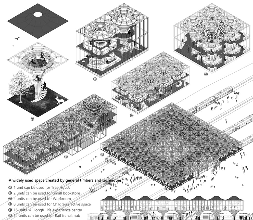 Longfu Life Experience Center — A Universally-used Space Created by General Timbers and Techniques - image 3