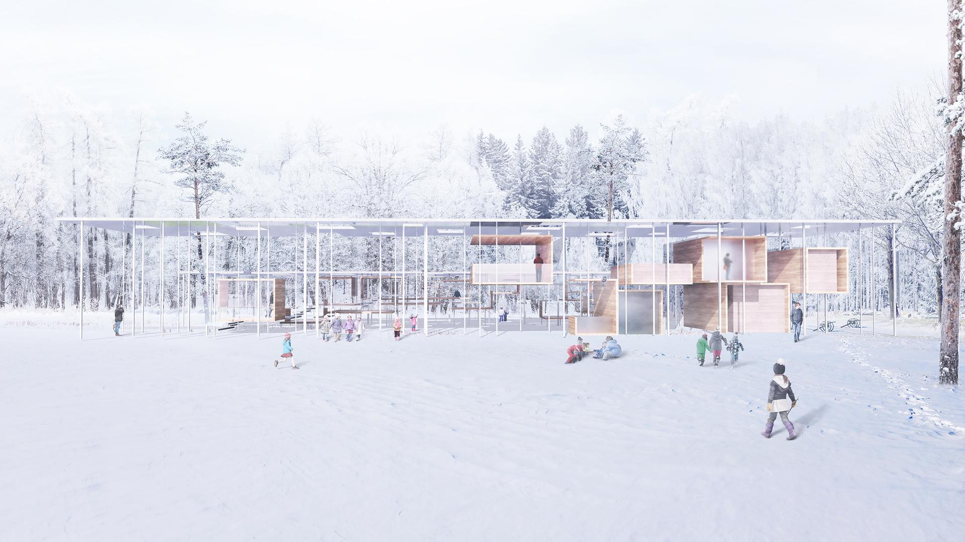 Visitor Center in the Forest
