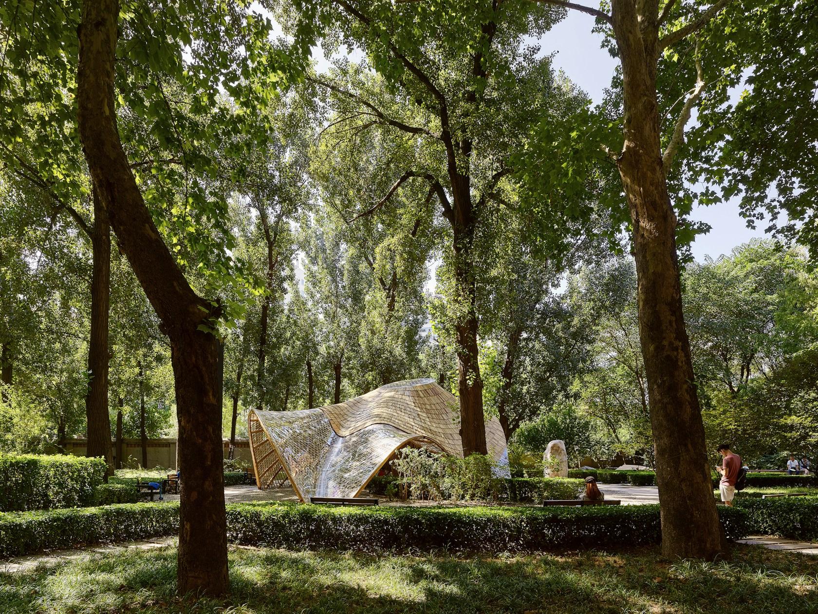 Swirling Cloud: Pavilion for BJFU Garden Festival