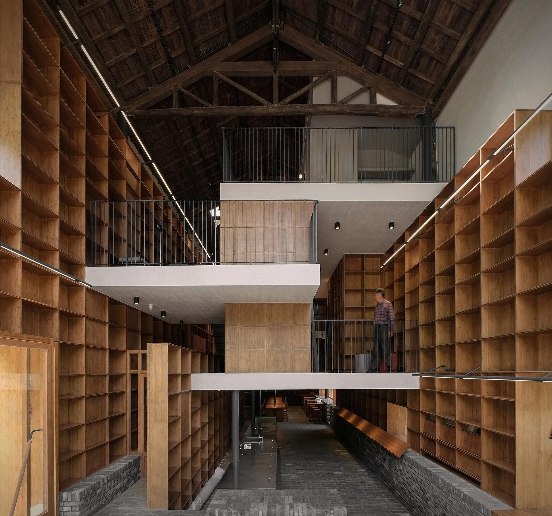 Capsule hotel in a rural library - image 13