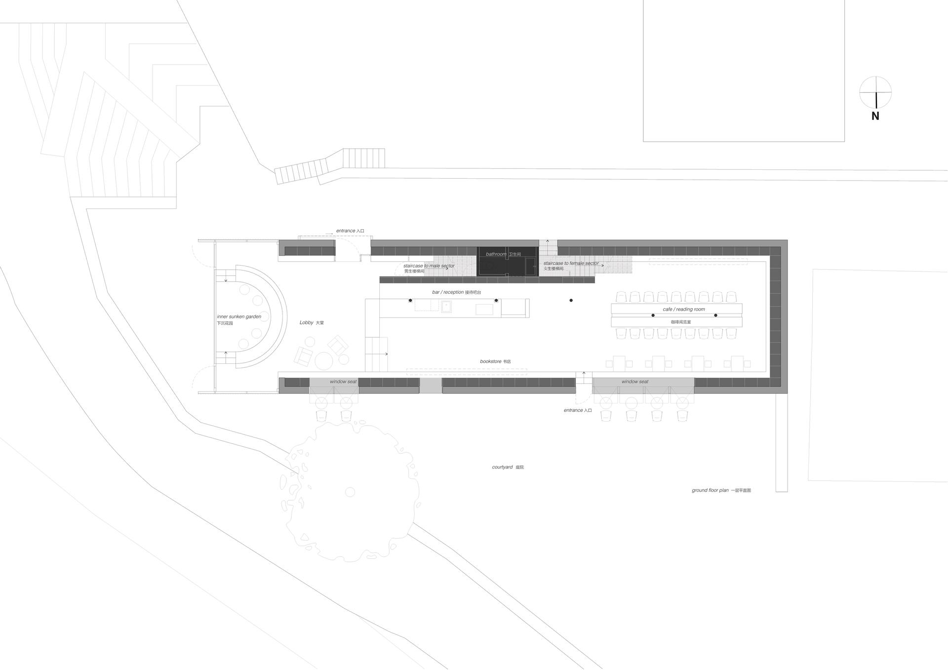 Capsule hotel in a rural library - image 37