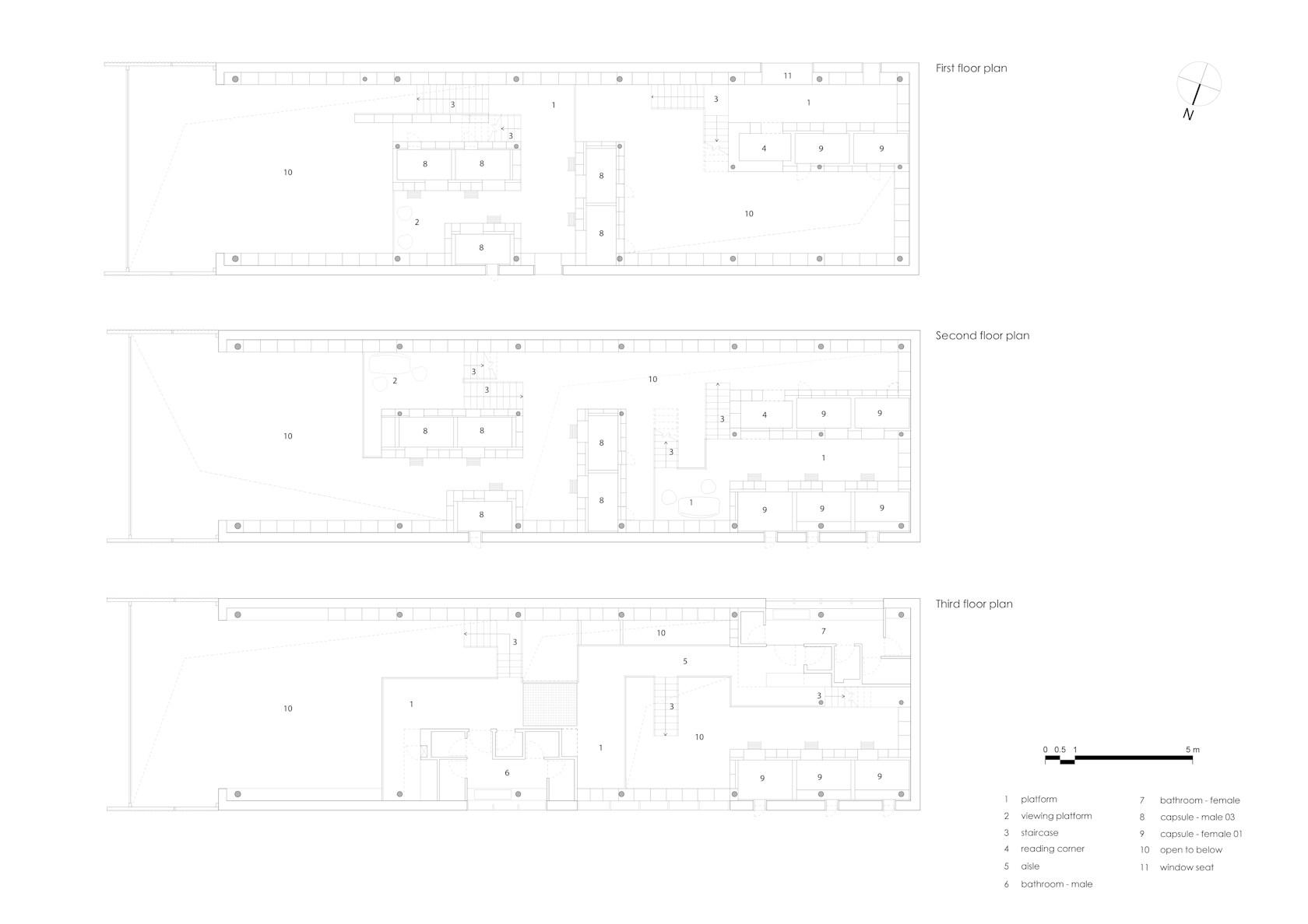Capsule hotel in a rural library - image 40