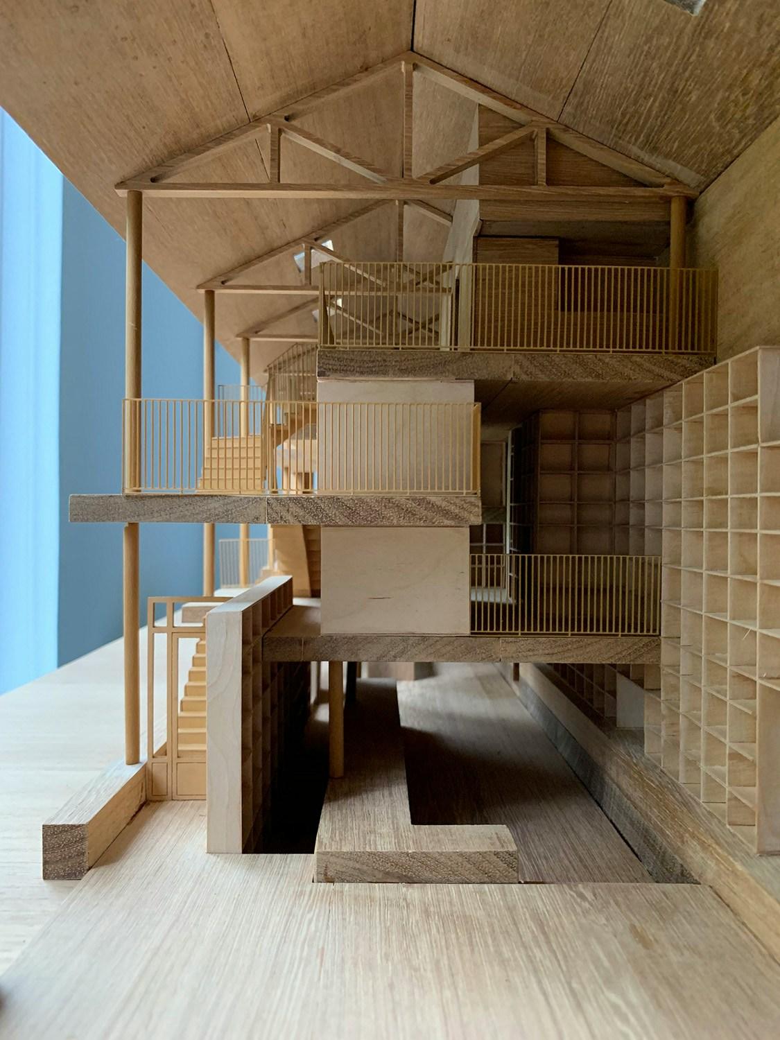 Capsule hotel in a rural library - image 46