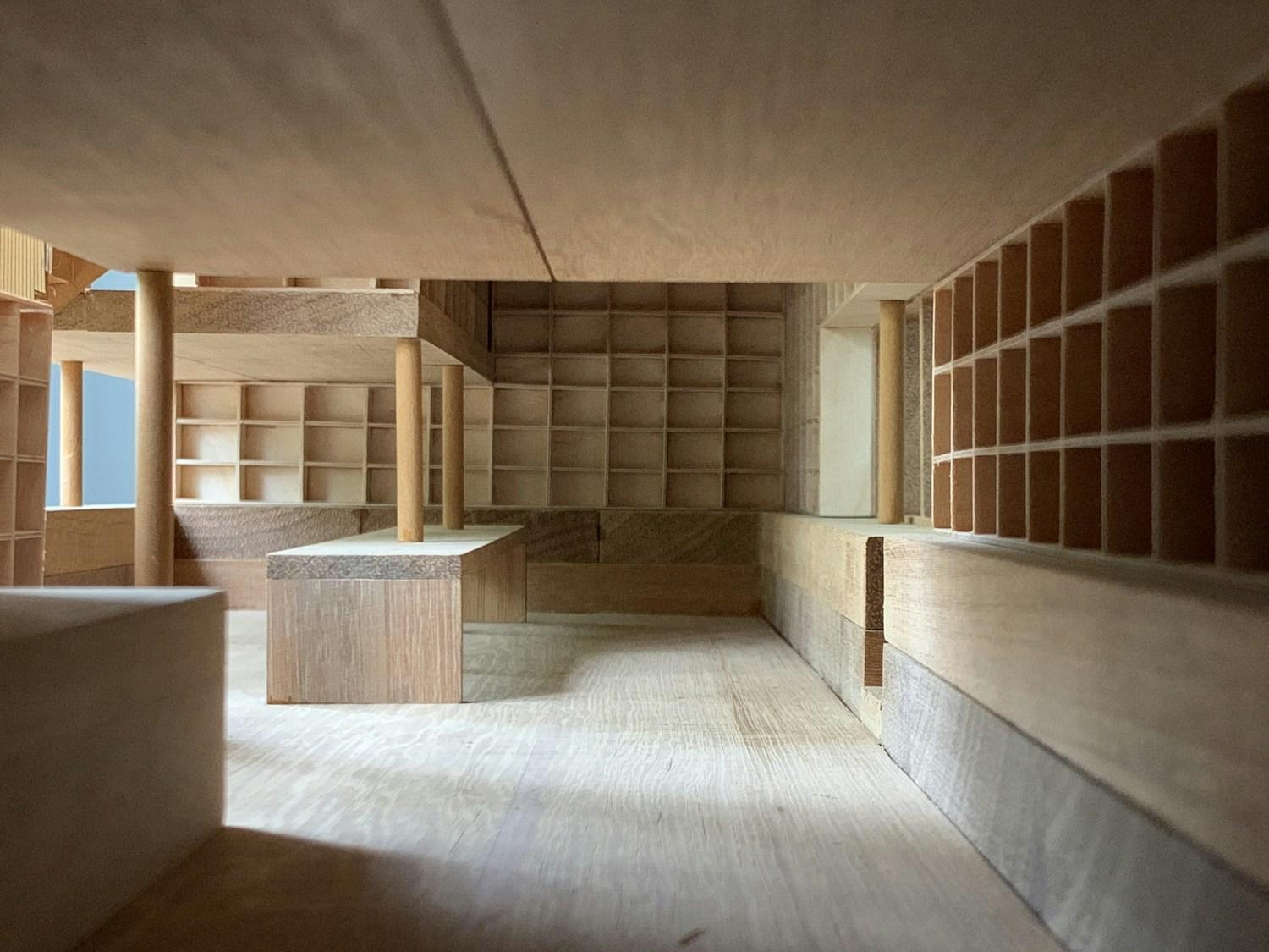Capsule hotel in a rural library - image 47