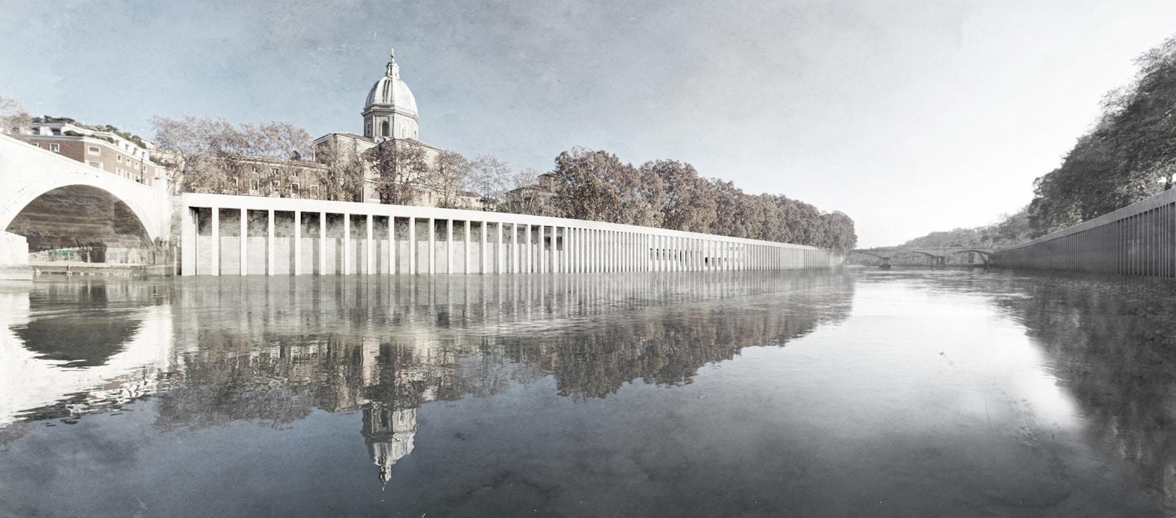 Roman Façade/Piazzas of the Tiber