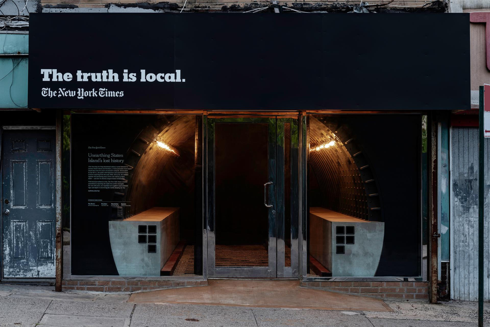 "The Truth is Local" Interactive Storefronts