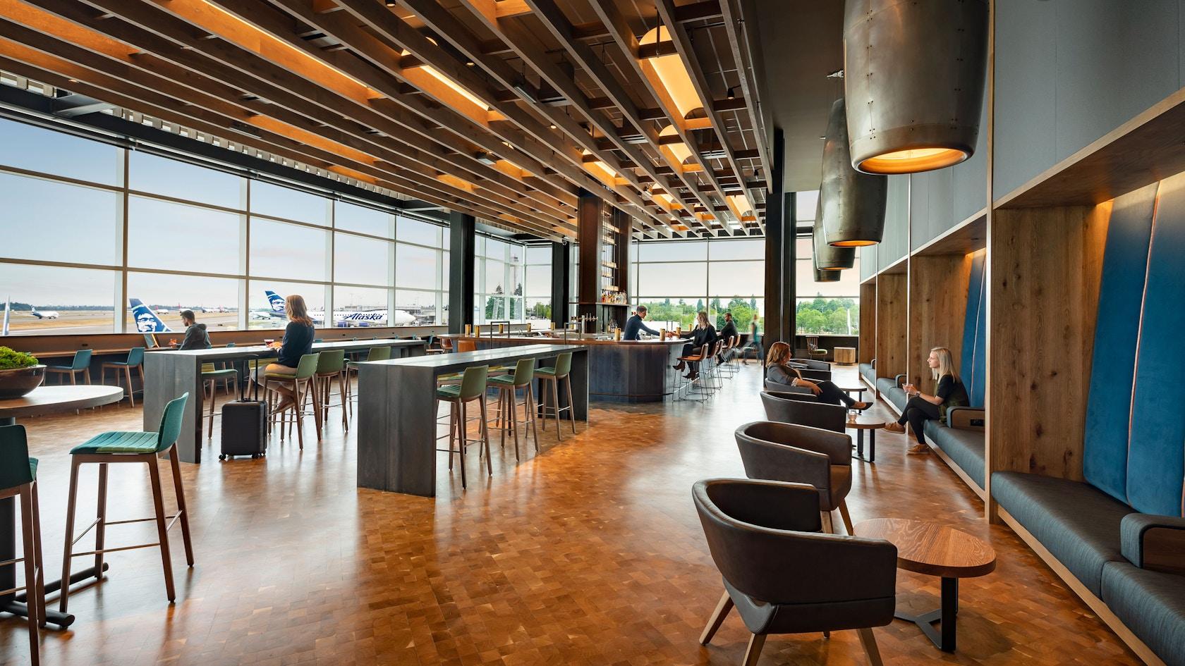 Alaska Airlines Flagship Lounge