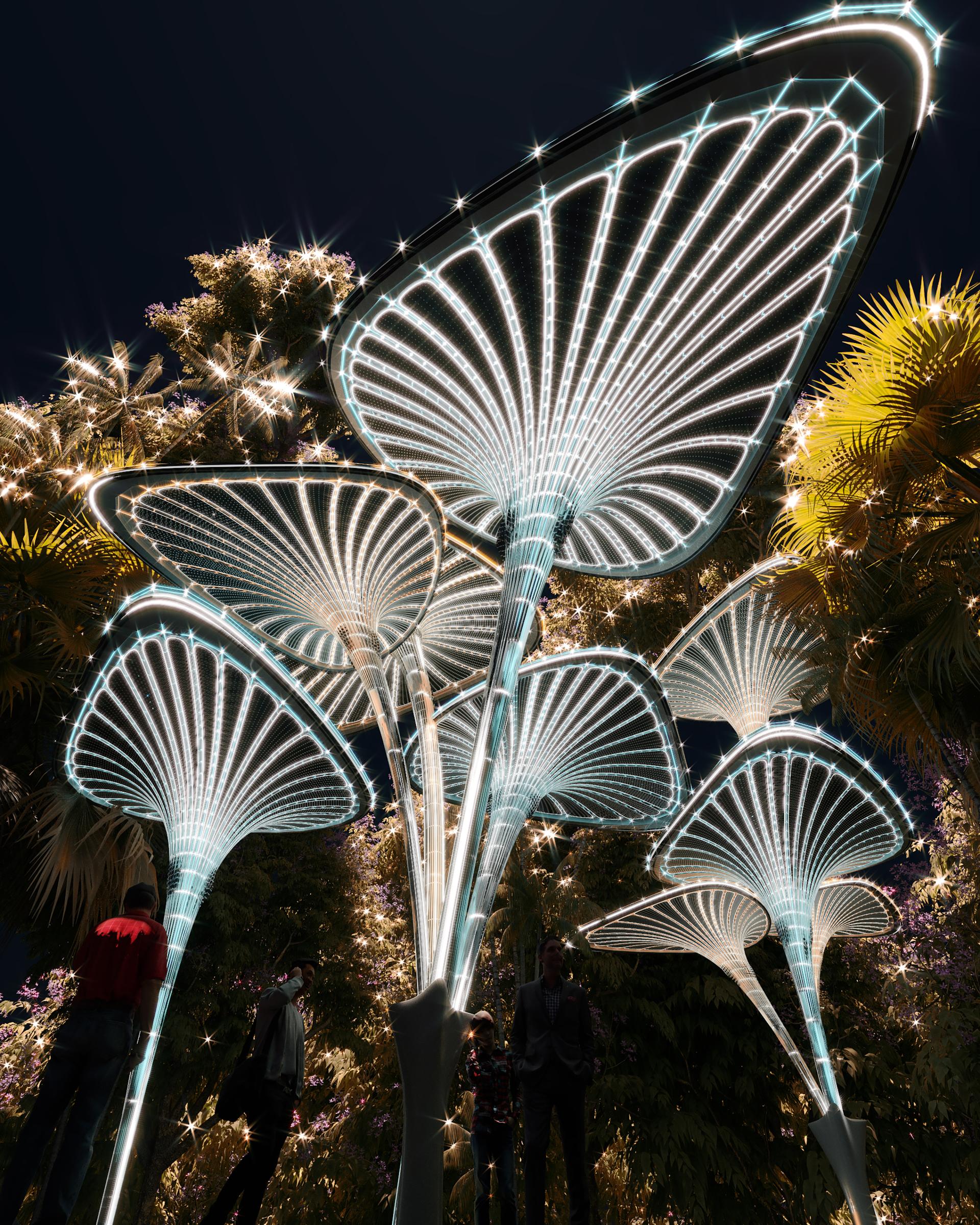 "The artificial breathing palm modular structure system", " Oasys + System" - image 8