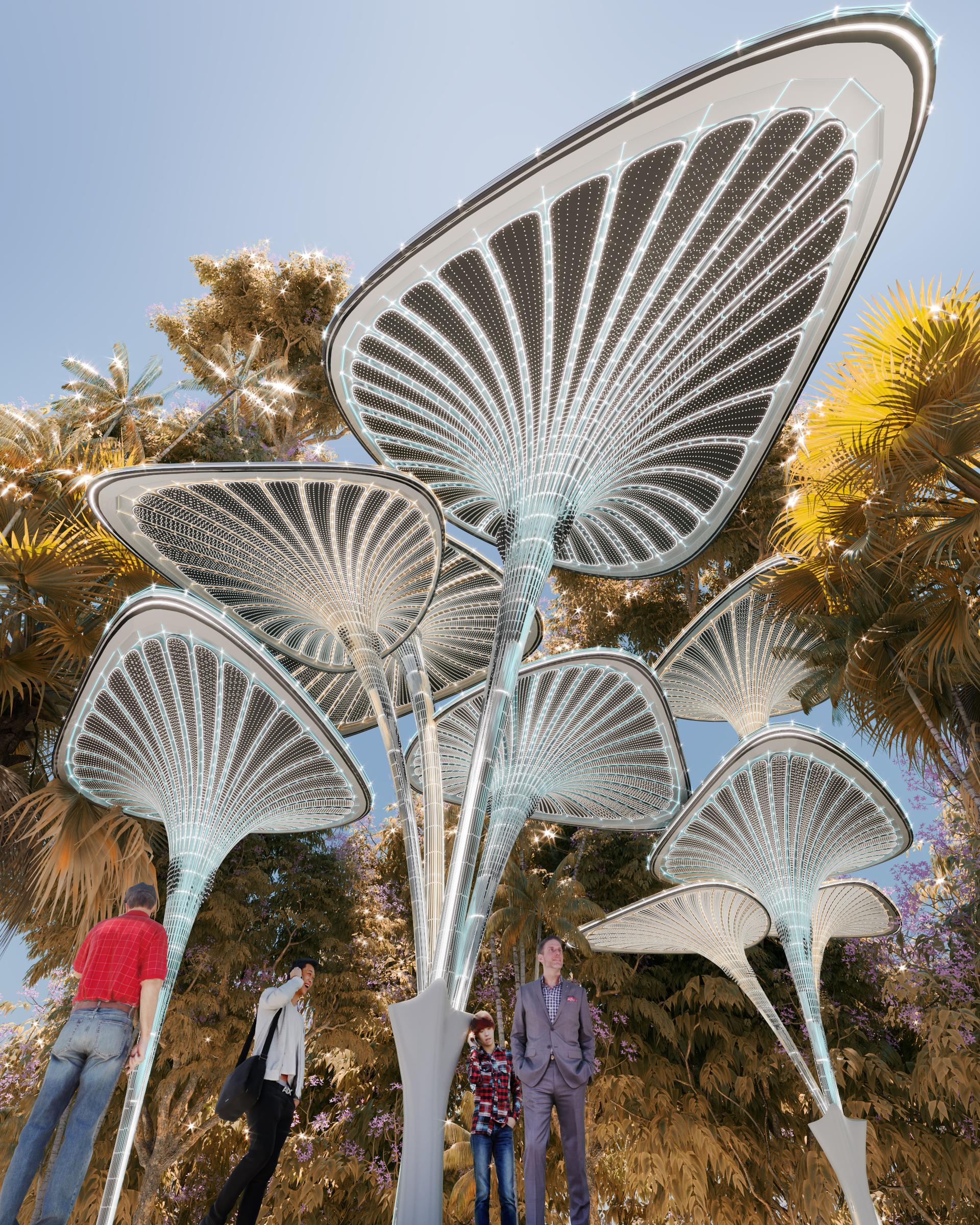 "The artificial breathing palm modular structure system", " Oasys + System" - image 9