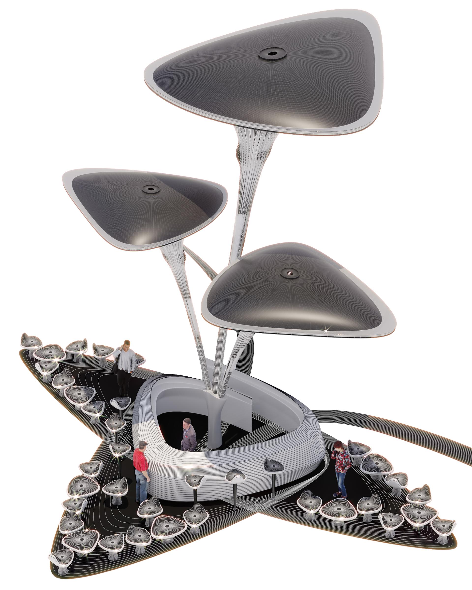 "The artificial breathing palm modular structure system", " Oasys + System" - image 12