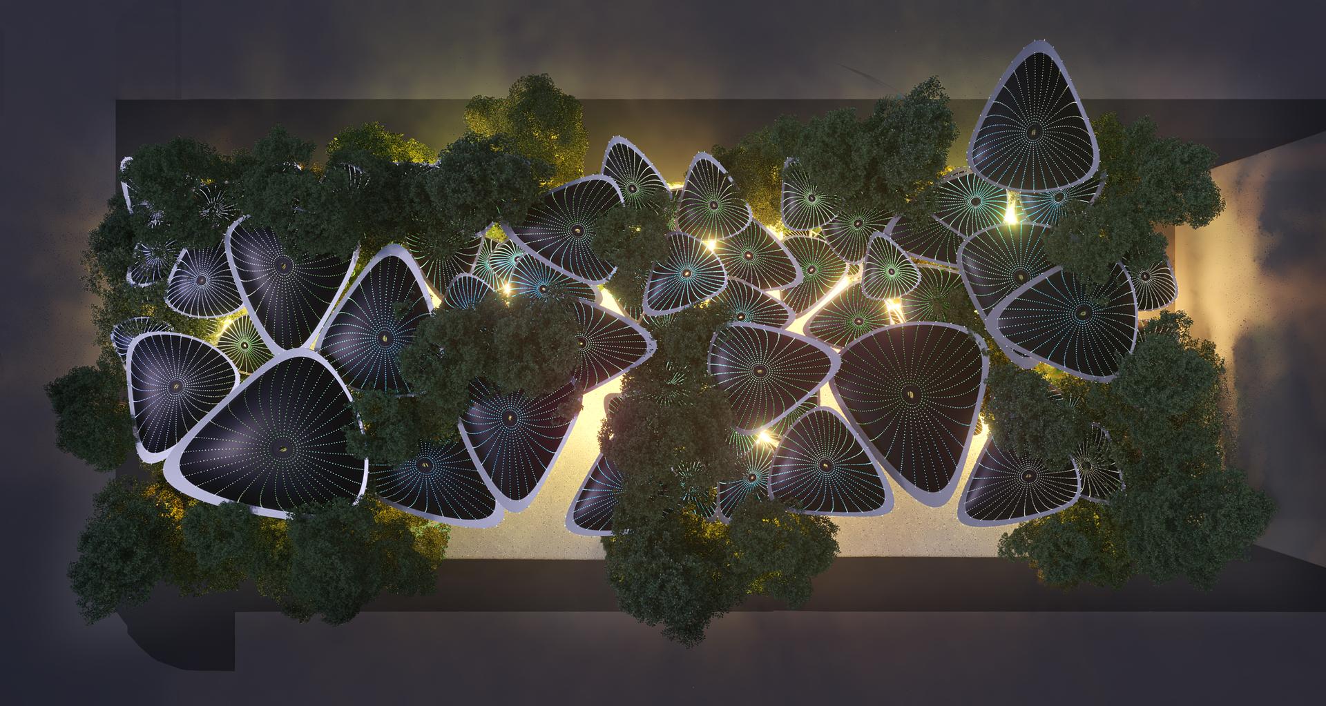 "The artificial breathing palm modular structure system", " Oasys + System" - image 2