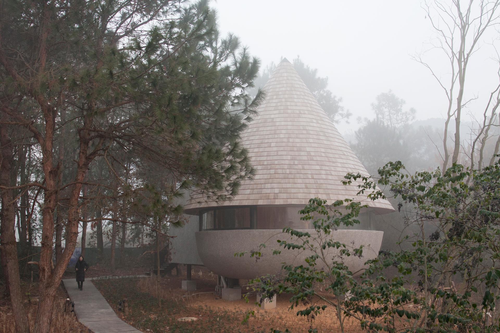 The Mushroom - a wood house in the forest - image 9