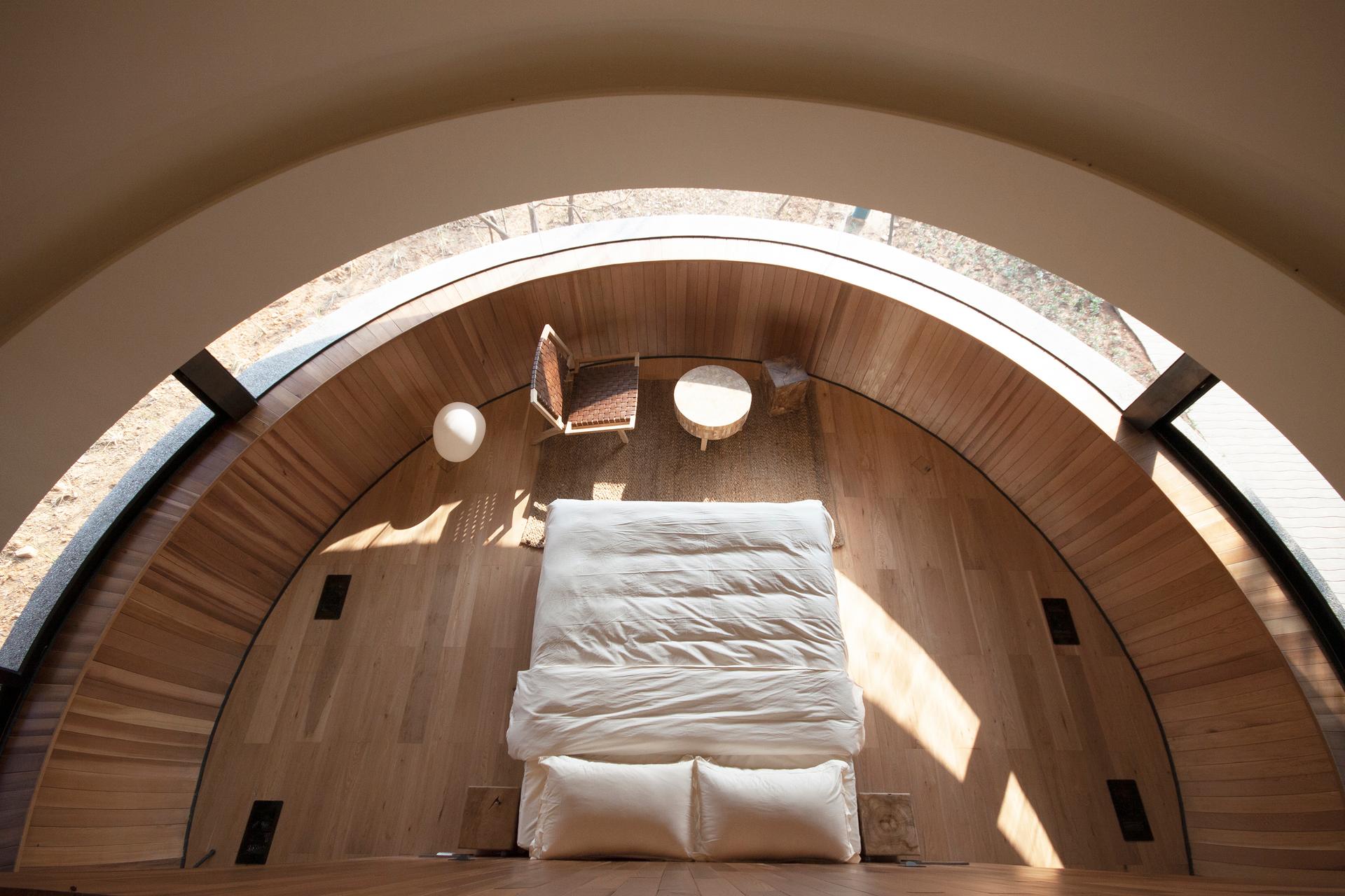 The Mushroom - a wood house in the forest - image 4